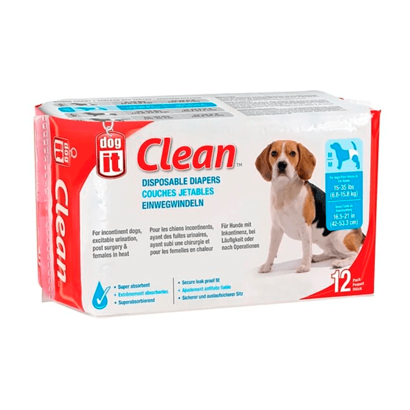 DOGIT PAÑALES DESECHABLES M 7 A 16KG